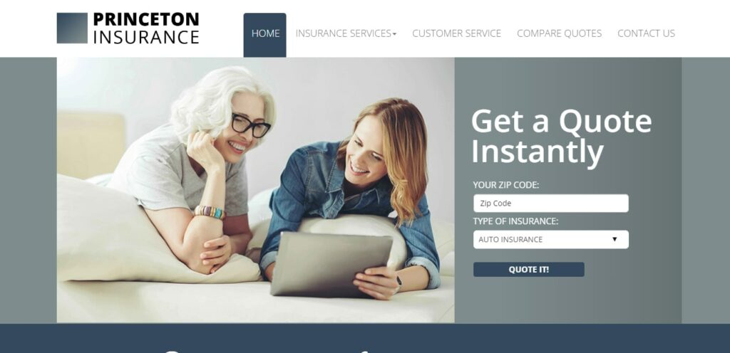 Princeton Insurance Homepage