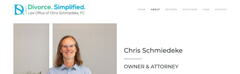 Chris Schmiedeke I The Law Office of Chris Schmiedeke, P.C. Homepage