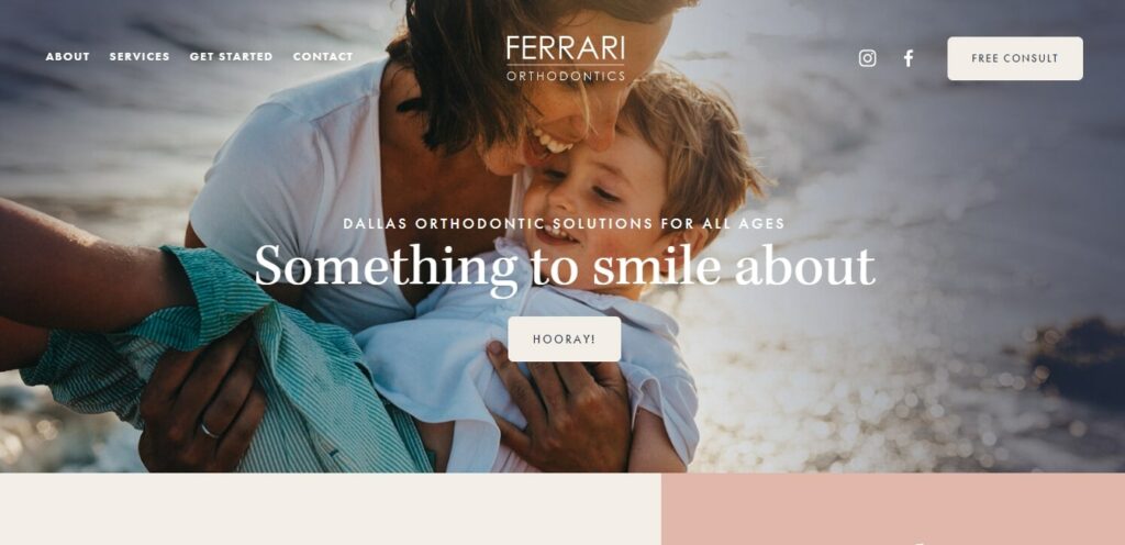 Ferrari Orthodontics Homepage