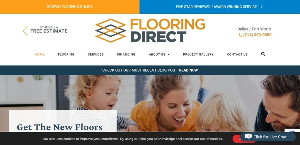 Flooring Direct Homepage