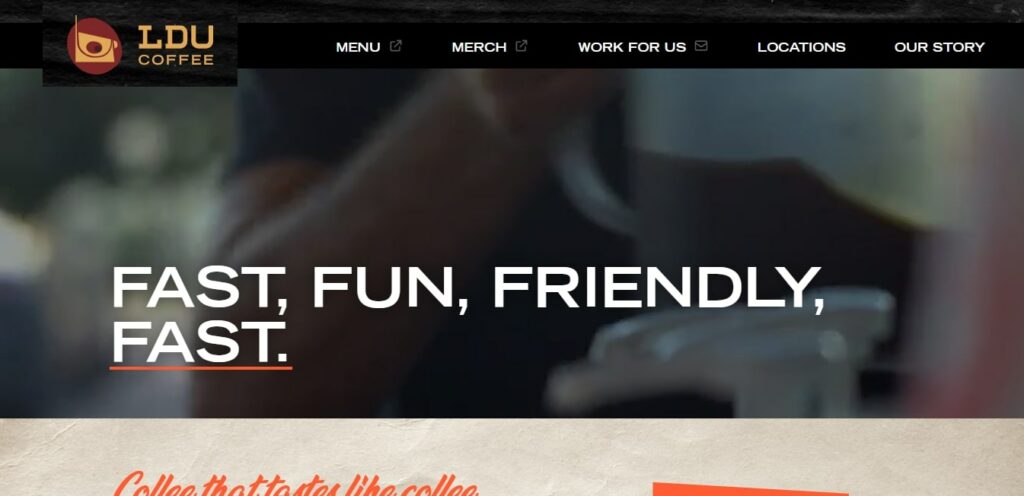 LDU Coffee To Go Homepage