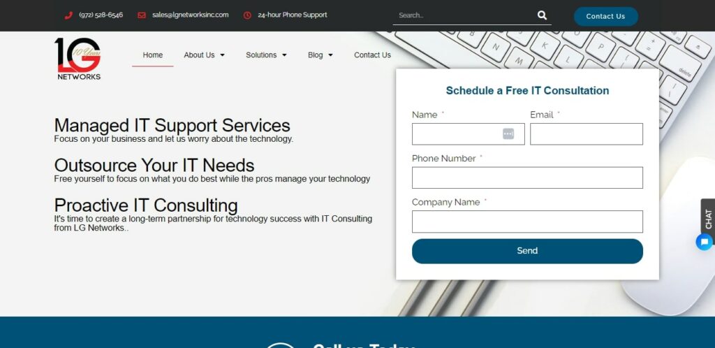 LG Networks, Inc IT Support, Managed IT Services Homepage
