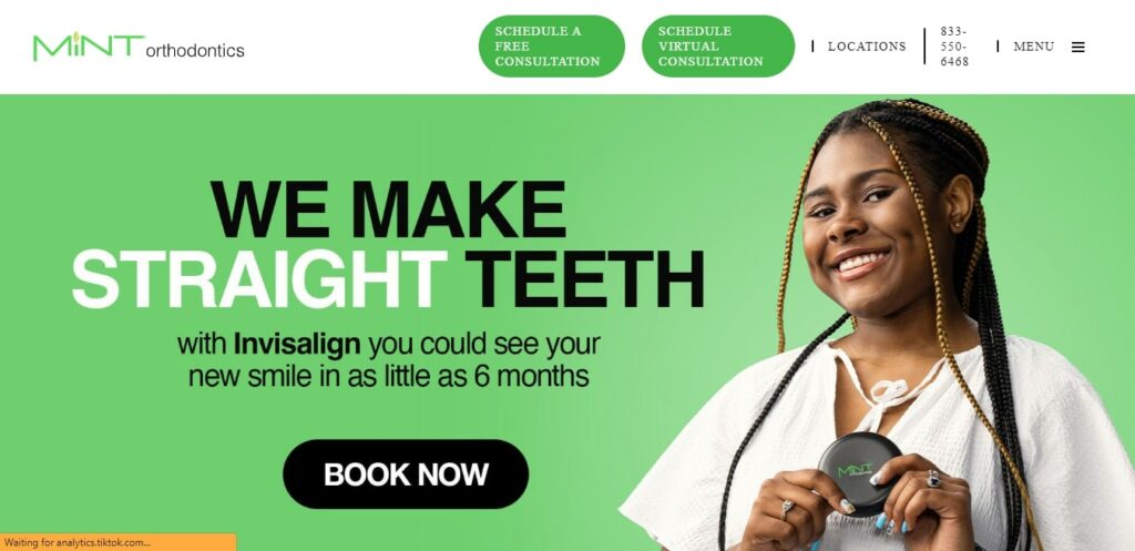 MINT Orthodontics Homepage