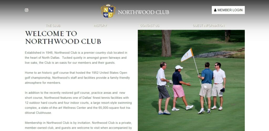 Northwood Club Homepage