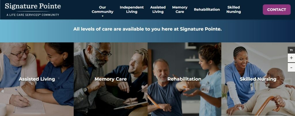 Signature Pointe Homepage