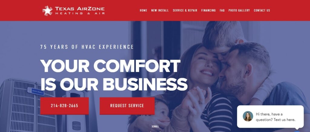 Texas AirZone LLC Homepage
