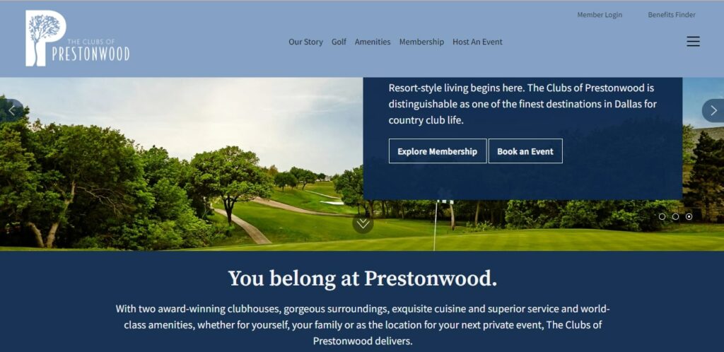 The Clubs of Prestonwood - The Creek Homepage