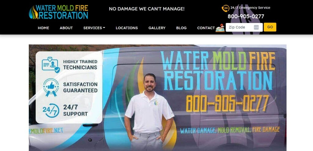 Water Mold Fire Restoration of Dallas Homepage