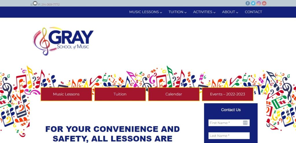 Gray School of Music Homepage