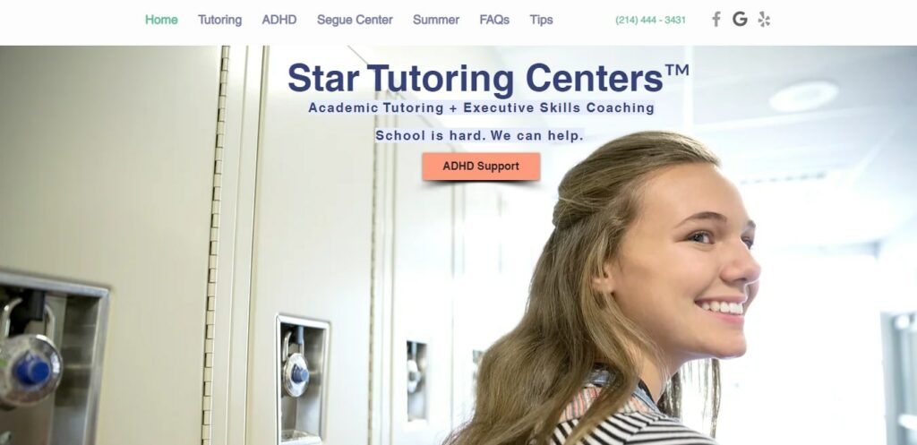 Star Tutoring Centers Homepage