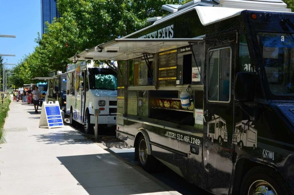There must be more food trucks.