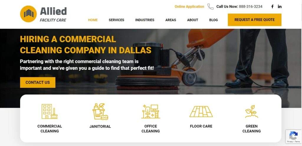 Allied Facility Care Homepage
