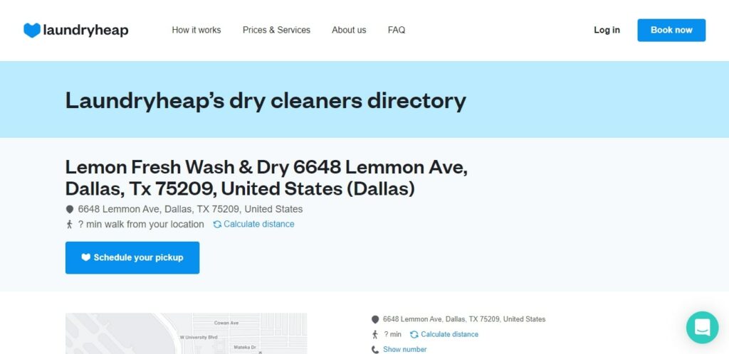 Lemon Fresh Wash & Dry Homepage