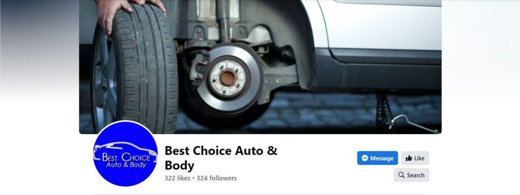 Best Choice Auto & Body's Homepage