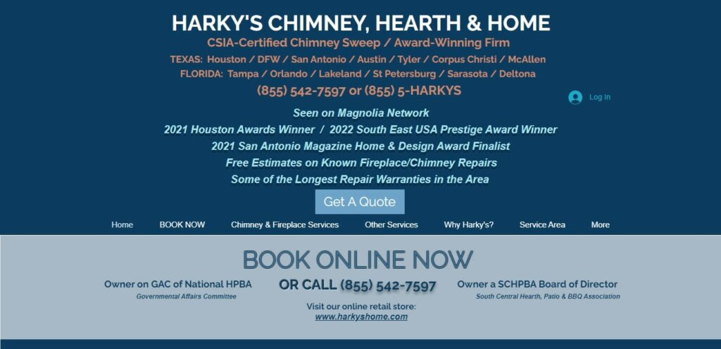 Harky’s Chimney & Home Services, LLC Homepage