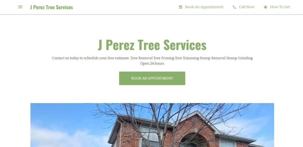 J Perez Tree Services' Homepage