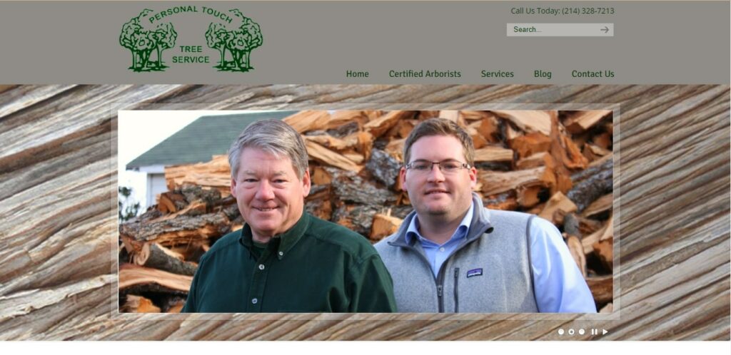 Personal Touch Tree Service's Homepage
