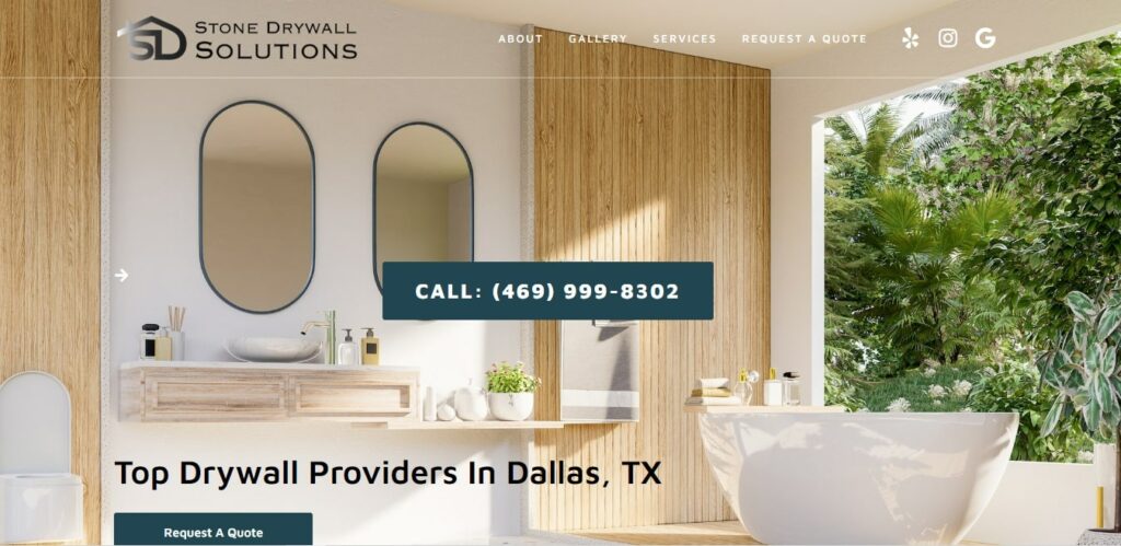 Stone Drywall Solutions' Homepage
