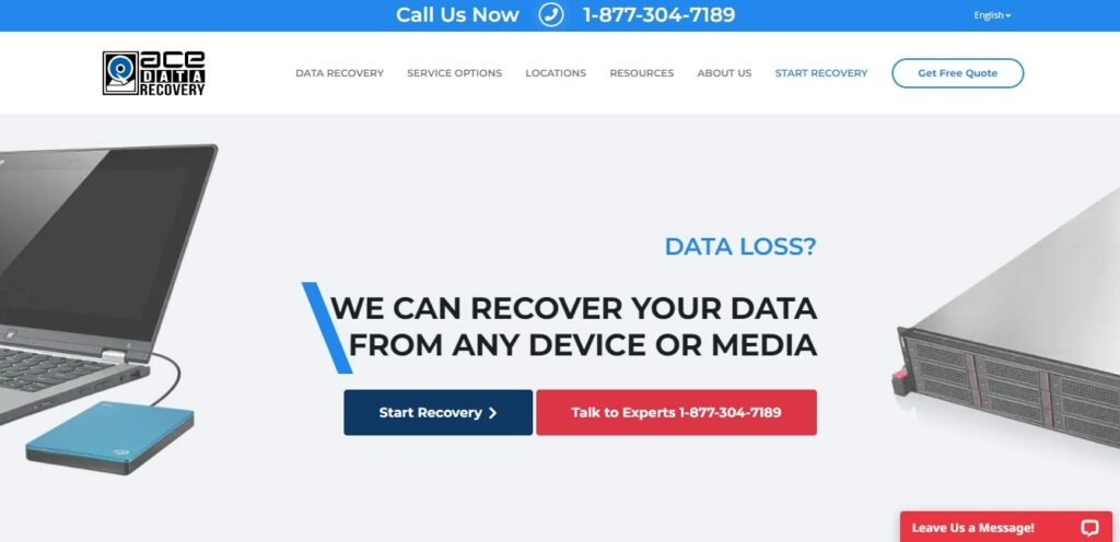 ACE Data Recovery's Homepage