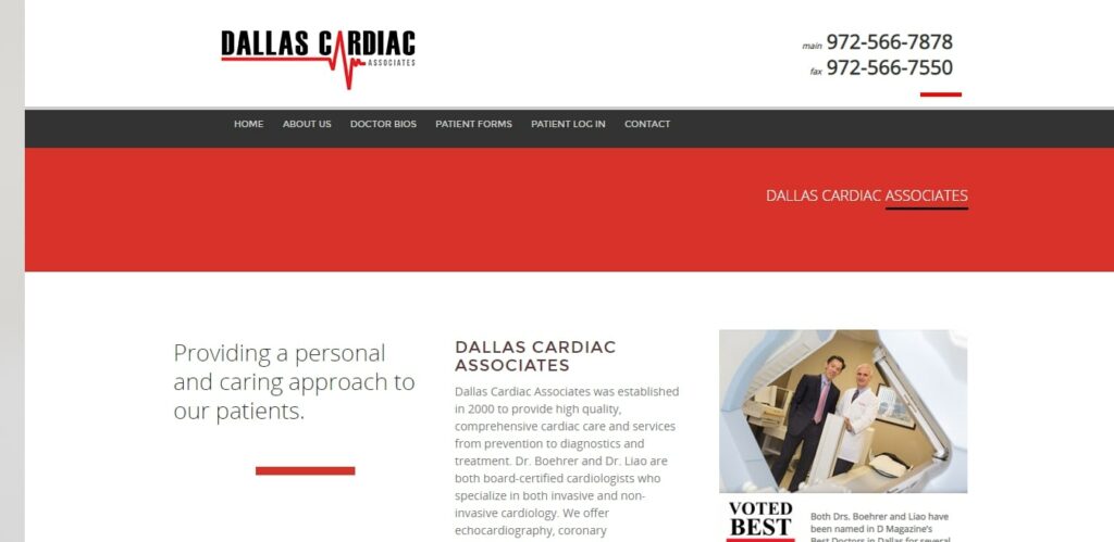 Dallas Cardiac Associates' Homepage