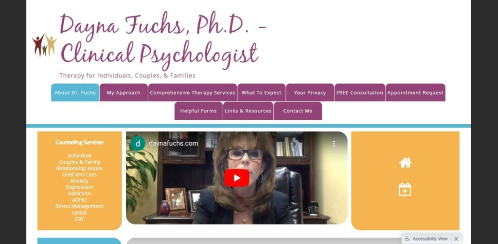 Dayna L. Fuchs, Ph.D. Homepage