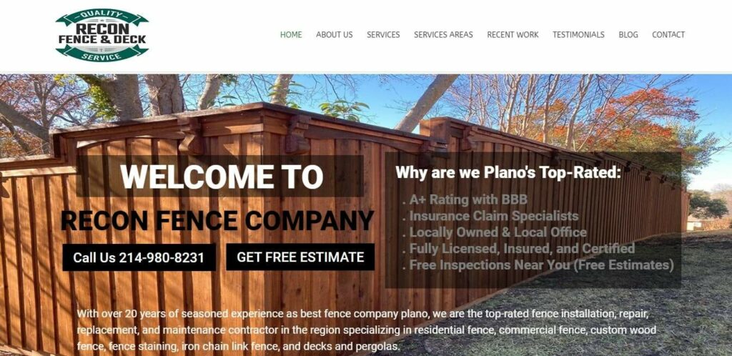 ReCon Fence's Homepage