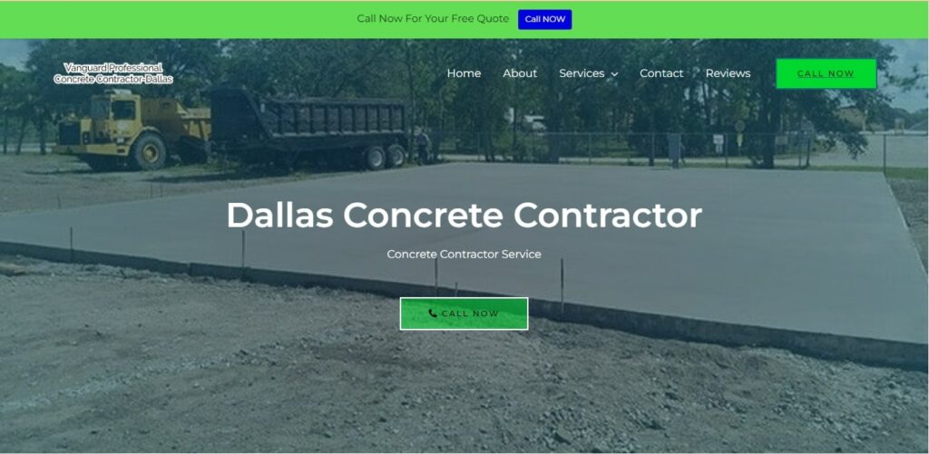 Vanguard Professional Concrete Contractors' Homepage