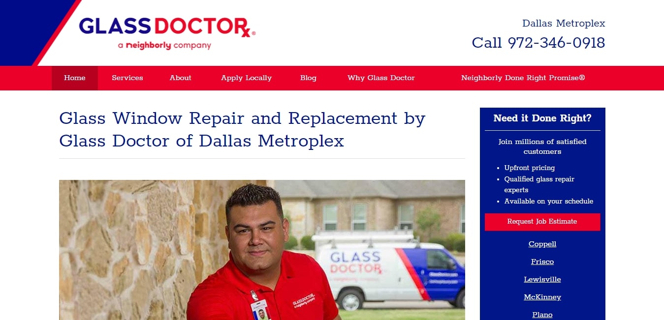 Glass Doctor of Dallas Metroplex's Homepage