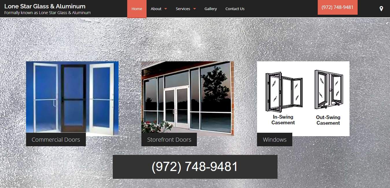 Lone Star Glass and Aluminum's Homepage