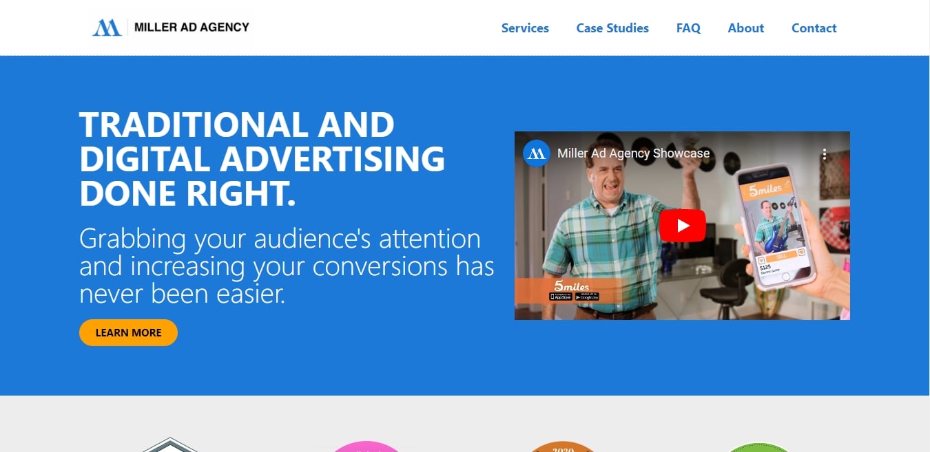 Miller Ad Agency's Homepage
