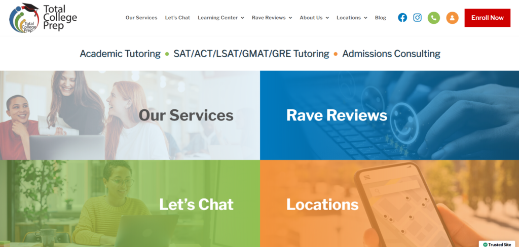 total college prep homepage