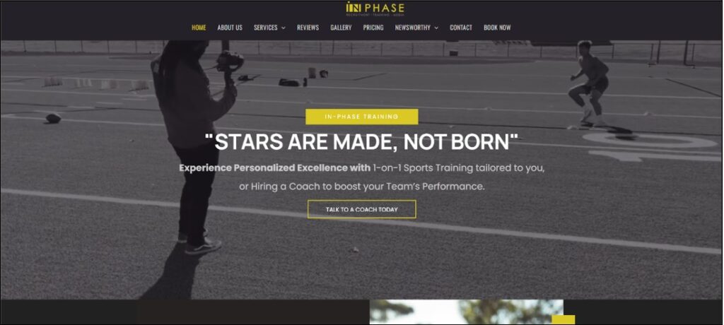 in-phase training homepage