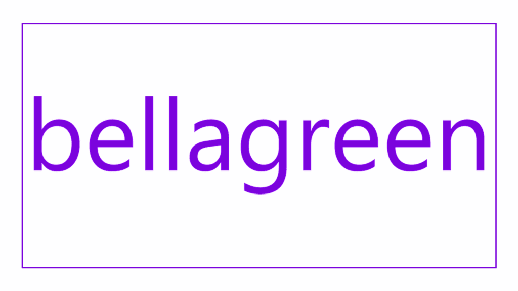bellagreen