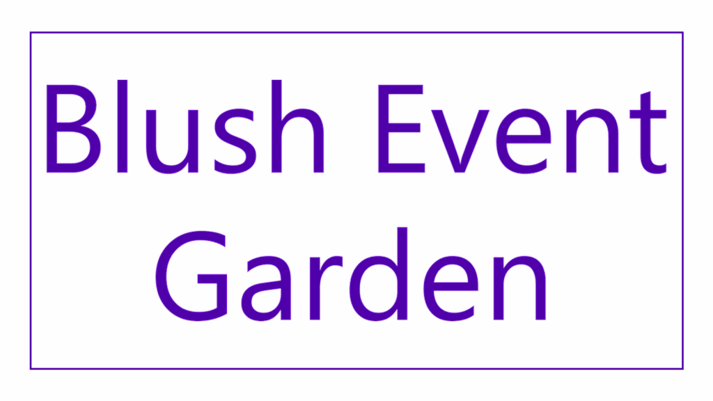 blush-event-garden