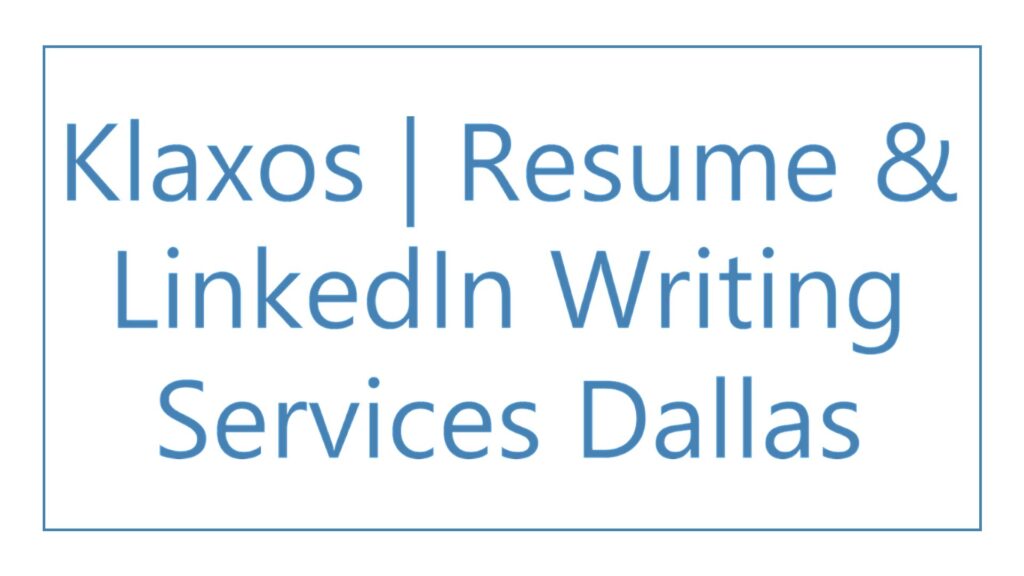 klaxos-resume-linkedin-writing-services-dallas-logo